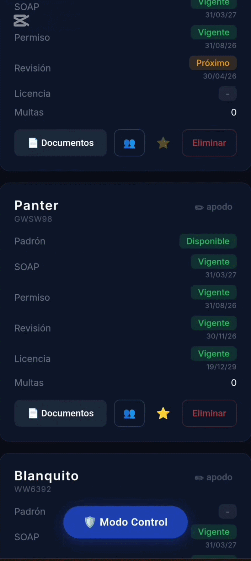 Alertas Docer